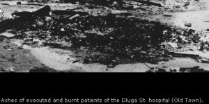 Ashes of executed hospital patiens in Warsaw