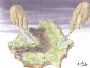 The carving up of Poland