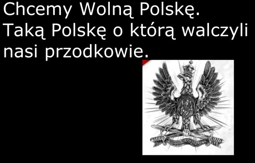 Chcemy wolna Polske