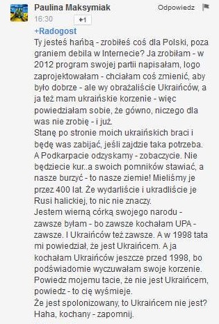 Komentarz Paiuliny Maksymiak