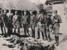 Jedna z pierwszych egzekucji nazistowkich