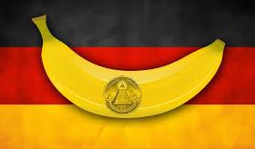 Banan na niemieckiej fladze