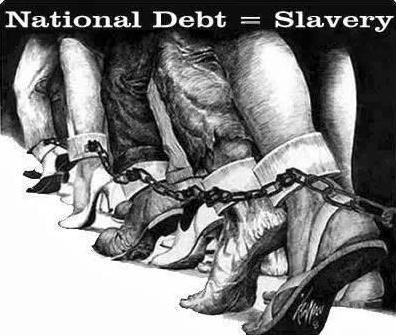 National debts=slavery