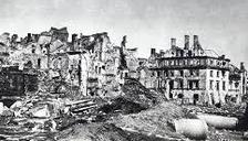 Warsaw in ruins