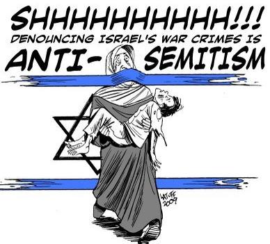 SHhhh - Denouncing Israeli crimes if antisemitism