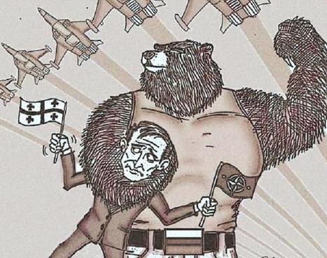 Russian bear takes NATO in a headlock