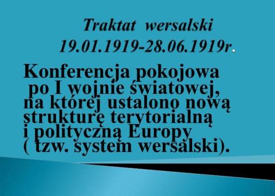 Traktat Wersalski
