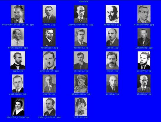 Zdjecia czlonkow OUN-UPA