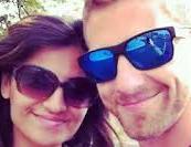 D. Crowley with wife