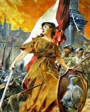 Walczaca Polka z Sovietami