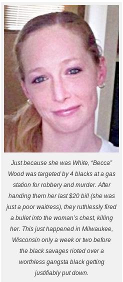 White 'Becca' killed by blacks