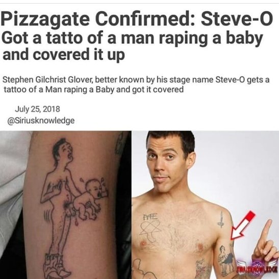 Steve-O baby rapist