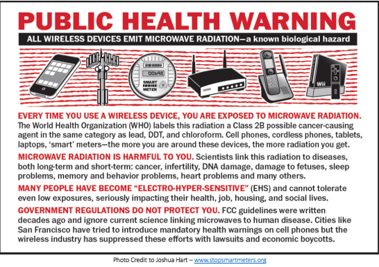Public Health Warning about 5G tech