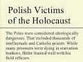 Polish victims of the holocaust