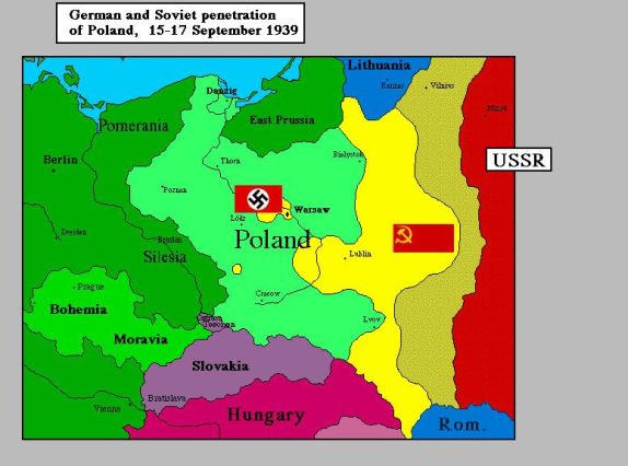 German & Soviet penetration of Poland